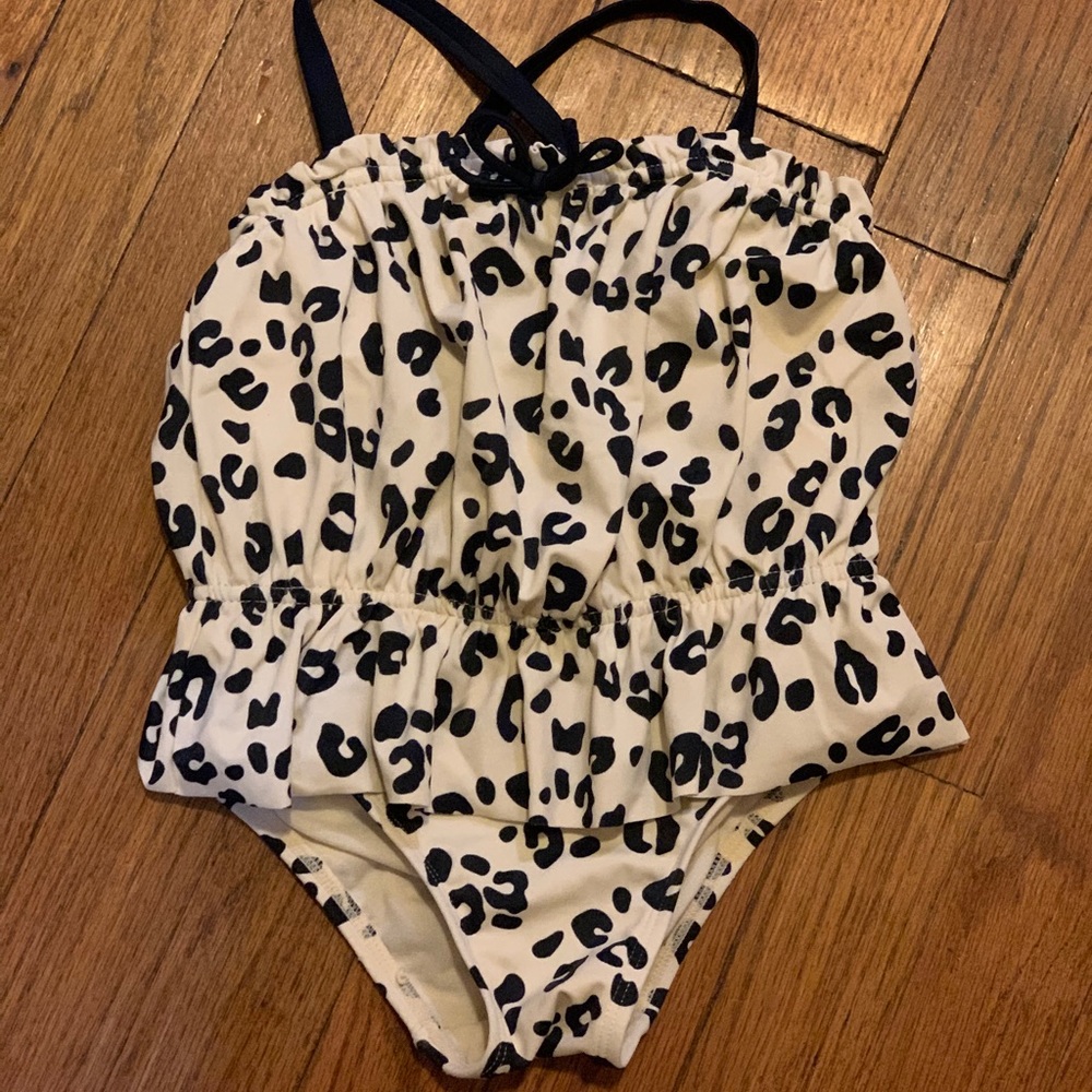Gap leopard print one piece swimsuit